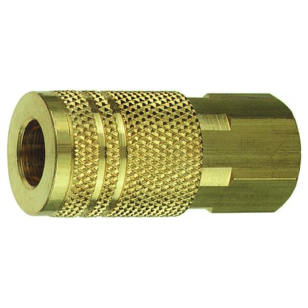 PLEWS Amflo Brass 1/4 in. I/M Style Coupler 3/8 in. Female 1 pc C20-23B